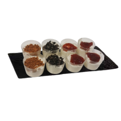 BANDEJA 8 VASITOS DE YOGURES
