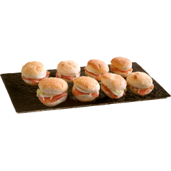 BANDEJA MINI BURGUER SALMON
